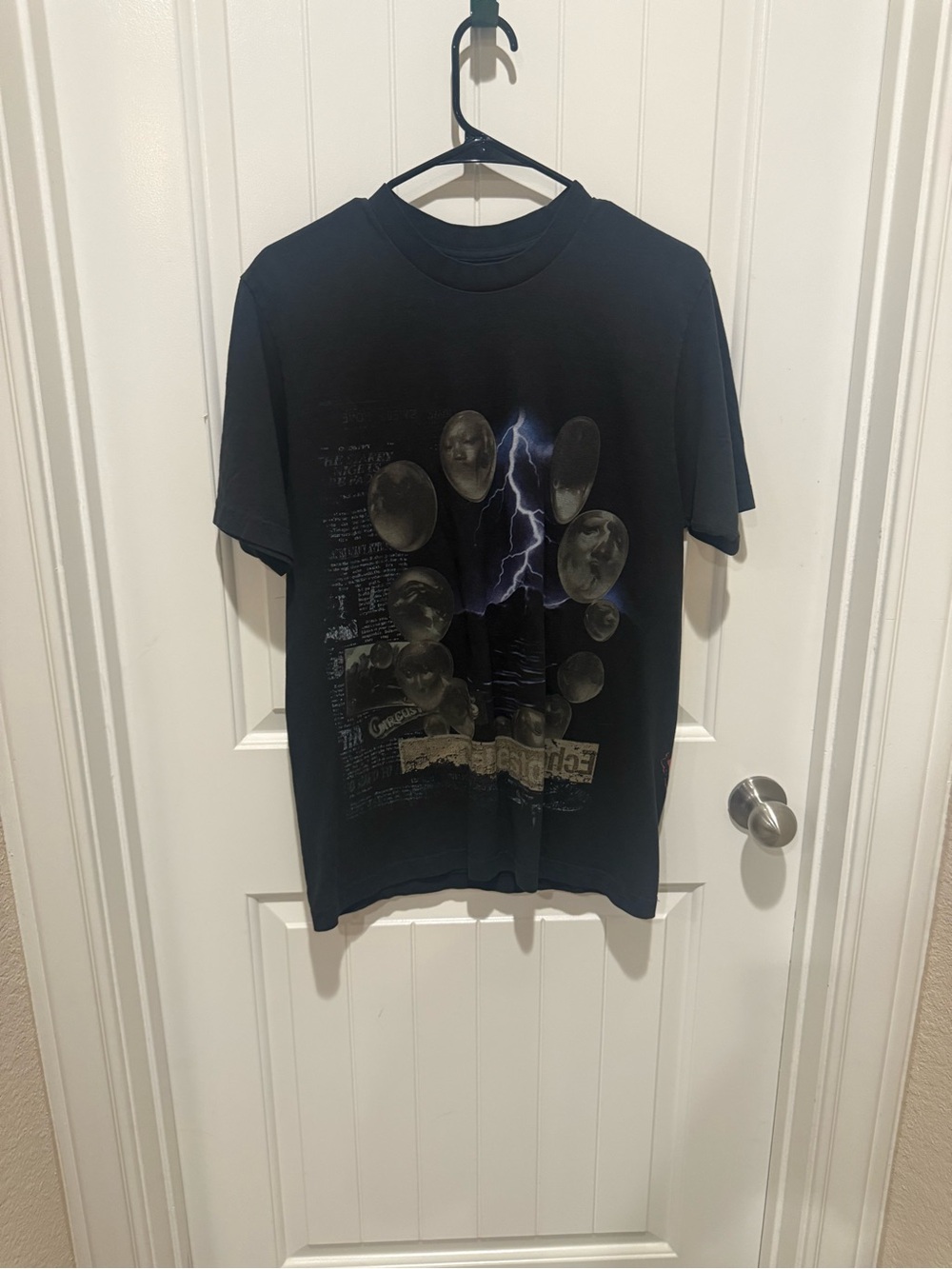 Travis Scott Cactus Jack Graphic T-Shirt Black Size Medium New